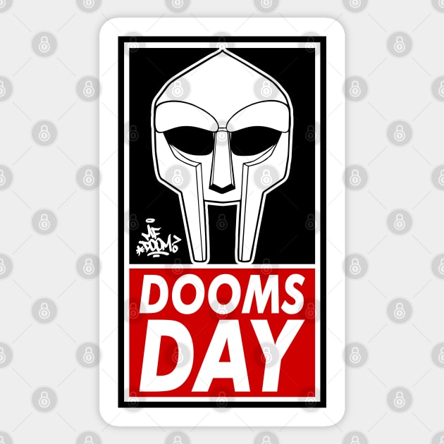 Mf Doom Dooms Day Sticker by capricorn